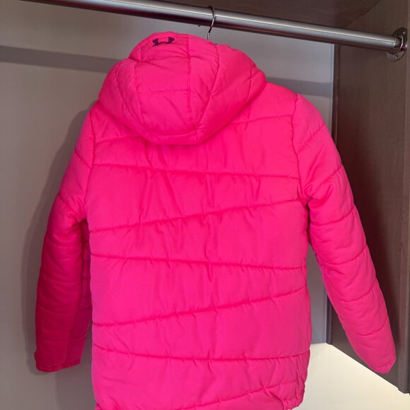 Girls Under Armour Storm Gold Gear Winter Jacket with hood - Picture 2 of 6